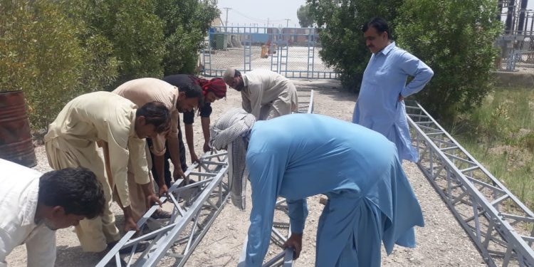 ڪنڌ ڪوٽ بجلي جا پول  لڳڻ  بعد سٽي 2 جي بجلي ٻن ڏينهن بعد بحال ٿي وئي