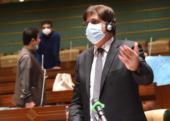 سنڌ جي وڏي وزير مخالف ڌر جي شديد گوڙ ۾ 21-2020ع لاءِ کوٽ واري بجيٽ پيش ڪري ڇڏي