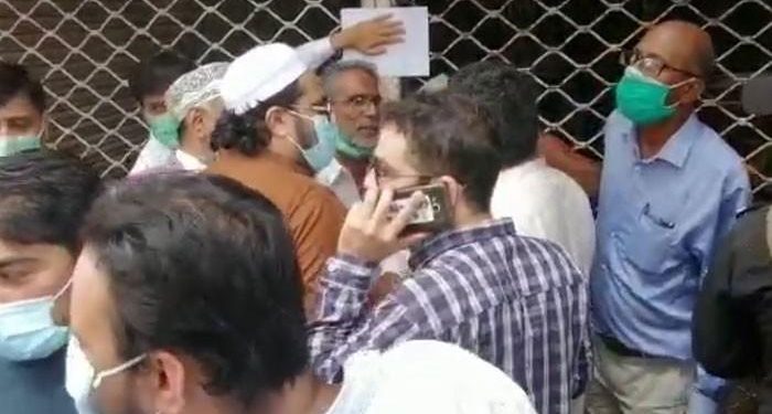 ایس او پی کی خلاف ورزی پر کراچی کی زینب مارکیٹ سیل