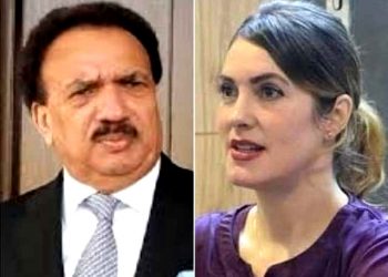 امریکی صحافی سینتھیا  نے رحمن ملک کیخلاف مقدمہ درج کرنے کی درخواست دیدی
