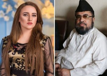حریم نے مفتی قوی کی میک اپ روم کی ویڈیو شیئر کردی