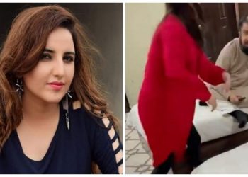 ٹک ٹاک اسٹار حریم شاہ نے مفتی قوی کو تھپڑ جڑدیا