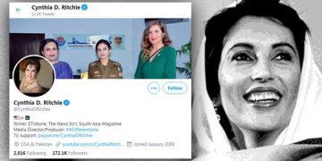PPP moves FIA against Cynthia D. Ritchie over ‘derogatory, slanderous remarks’ about Benazir Bhutto