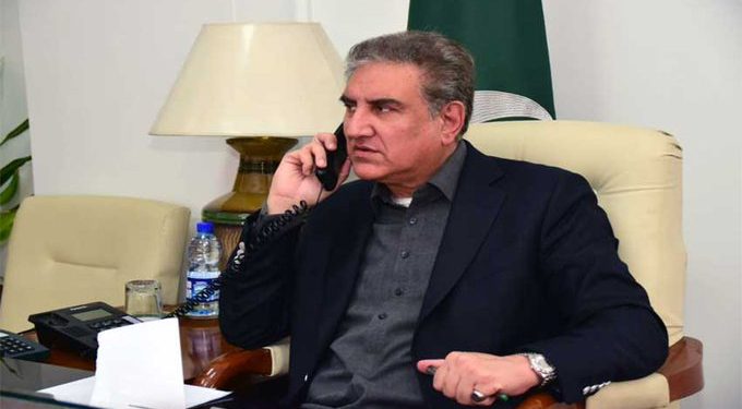 FM Qureshi calls OIC chief to update on aggravating IOJ&K situation