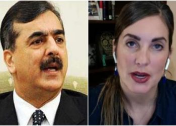 Cynthia Ritchie slaps Yusuf Raza Gillani with Rs120 million legal notice