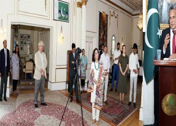 Pakistan’s Flag that was taken to the deepest point in ocean reaches back