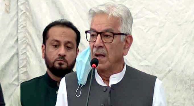 Khawaja Asif appears before NAB, accuses govt of defamation