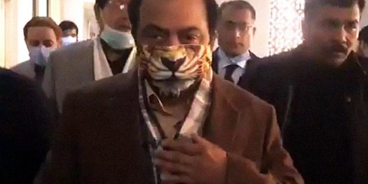 ‘Noonie Swag’: Rana Sanaullah’s lion face mask turns heads in court, on Twitter
