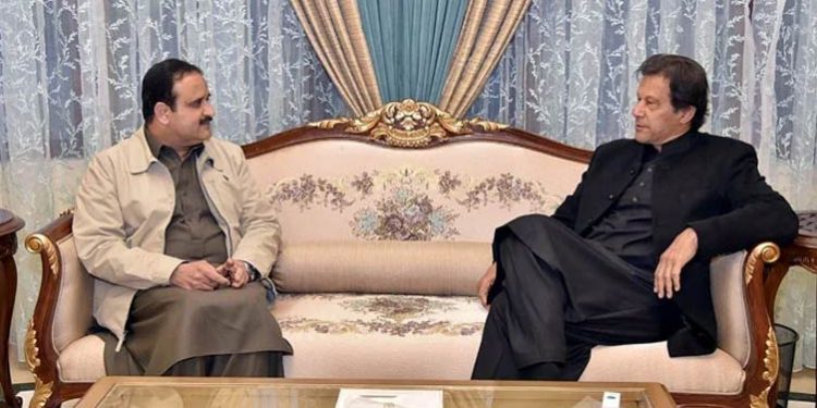 Punjab CM Usman Buzdar presents his resignation to PM Imran