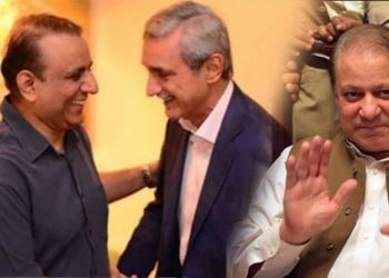 Aleem Khan meets Nawaz Sharif in London