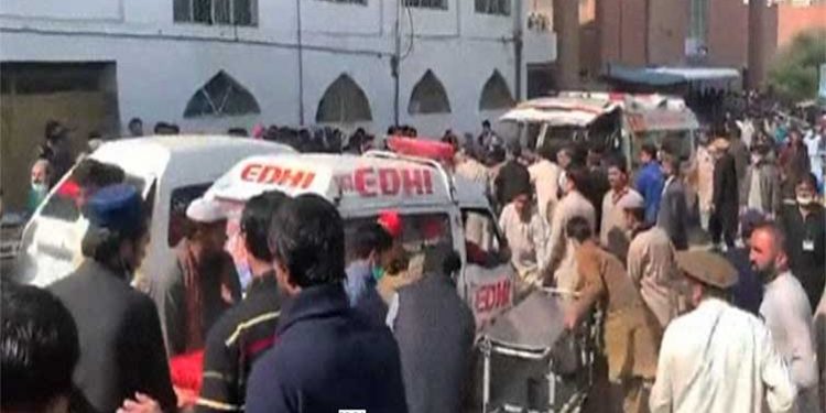 CCTV footage of Peshawar blast came to light