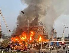 Lahore shopping plaza fire brought under control after seven hours